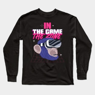 In The Game, In The Zone Gaming Long Sleeve T-Shirt